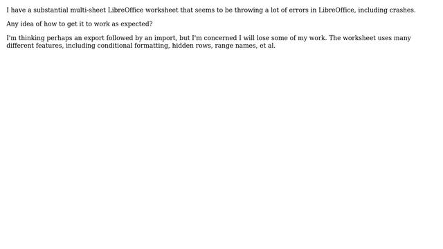 How to fix a corrupted LibreOffice spreadsheet? смотреть онлайн