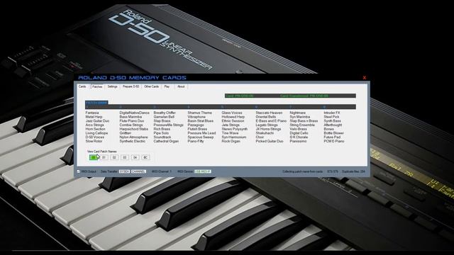 Roland D-50 cards (APP) Sonidos GRATIS смотреть онлайн