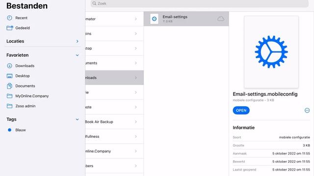 MKB Marketing Team: E-mail instellen iPad iOS 15 met een profiel смотреть онлайн