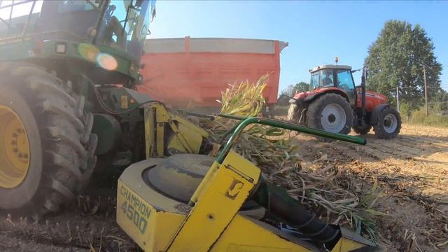 ENSILAGE 2019 déchaumage +tractopelle sur le tas смотреть онлайн