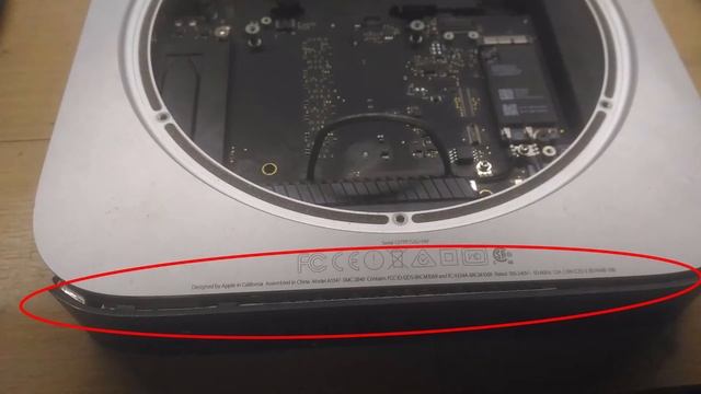 Mac Mini (A1347) Disassembly смотреть онлайн