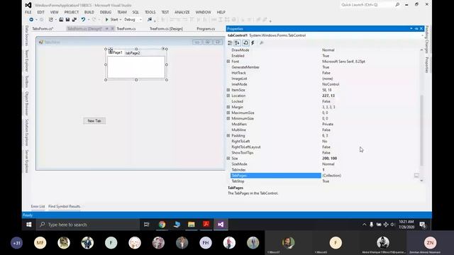 VP 28 July TabControl, Multiple Document Interface MDI Windows смотреть онлайн
