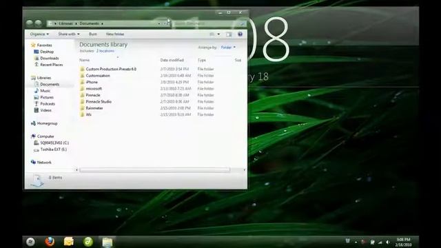 Custom Windows 7 Desktop - Grass - YouTube.flv смотреть онлайн