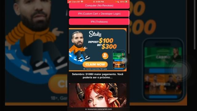 COMO RESOLVER O ERRO DE INTEGRIDADE DO SCARLET IOS ( Olhem a descrição) смотреть онлайн