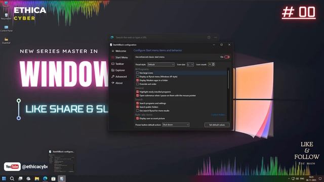 Widows 11 Change Icons Size Small in Taskbar Just in Single Click | Ethica смотреть онлайн