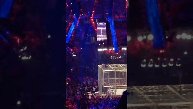 Wrestle Mania 32 - Shane Old Mac jumps of steel cage смотреть онлайн