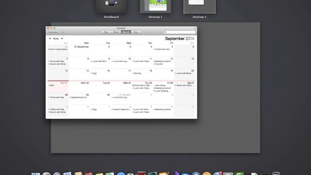 Mission Control of Mac OS X 10.9 (Mavericks) смотреть онлайн