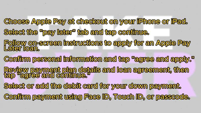 HOW TO SET UP APPLE PAY LATER ON IPHONE 2024! (1 MIN) смотреть онлайн