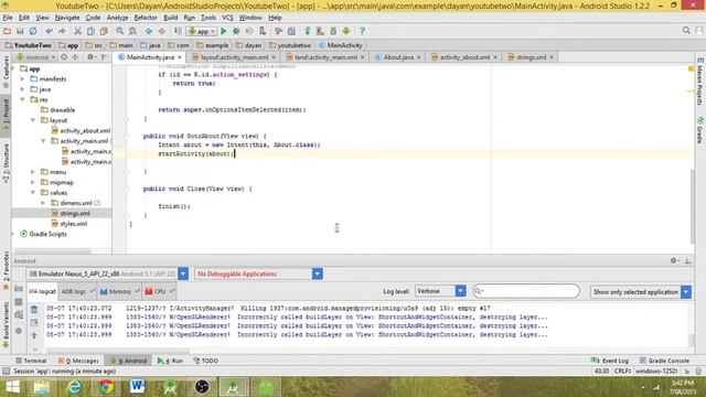 Android Studio - 08 - Finish() смотреть онлайн