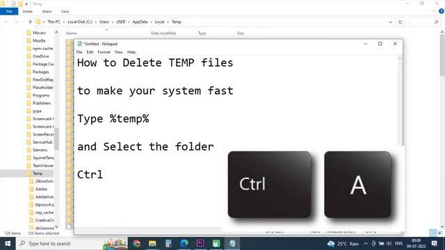 How to Delete Temporary Files in Windows | #rikiztech смотреть онлайн