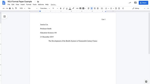 Setting up MLA Format Paper in Google Docs Step-by-Step (2020) | Scribbr 🎓 смотреть онлайн