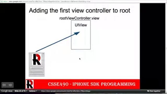 iOS Development Course Fall 2010 Lecture 28 - Custom Root View Controller (Part 1) смотреть онлайн