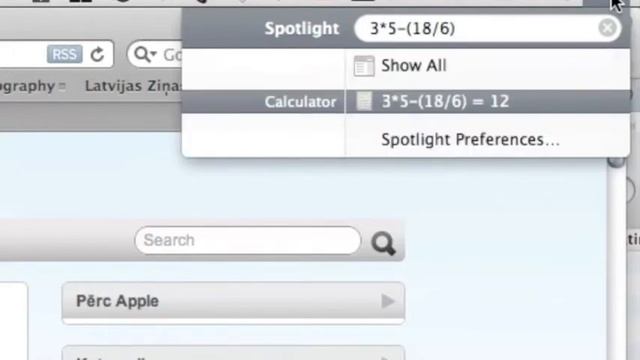 Mac OS X Spotlight as Calculator смотреть онлайн
