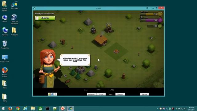 How To Play Clash of Clans on PC With Andy смотреть онлайн