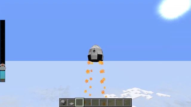 Test Flight Dragon Capsule in Minecraft смотреть онлайн