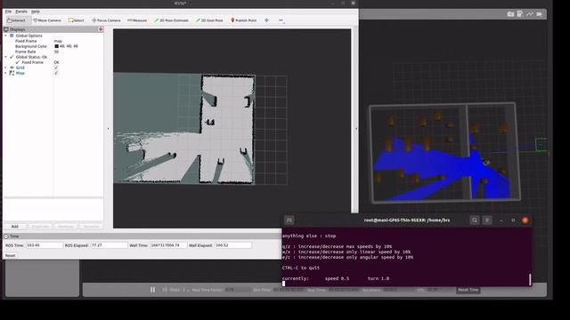 Tiago create map demo with ROS2 humble and Navigation2 смотреть онлайн