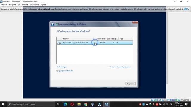 instalación Windows server 2012 en VirtualBox смотреть онлайн