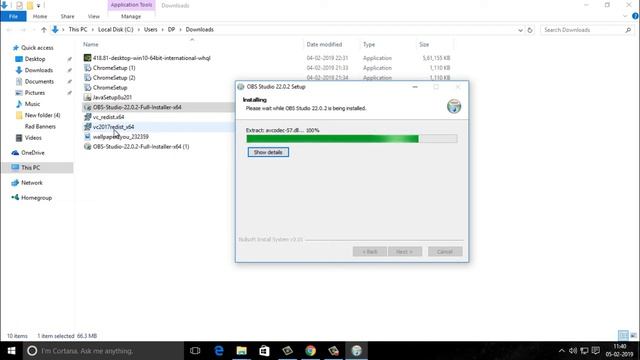 HOW TO INSTALL OBS IN WINDOWS 10 /OBS IN HINDI/ Open Broadcaster Software смотреть онлайн