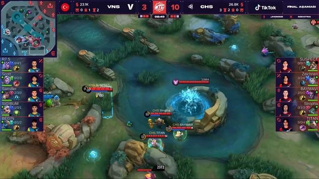 MTC Türkiye Şampiyonası 1. Sezon Kaybedenler Finali 5. Maç | VNS vs CHS смотреть онлайн