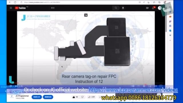 JCID V1S Pro V1SE Tag-on wide angle camera repair FPC operation | iPhone camera repairing solution смотреть онлайн