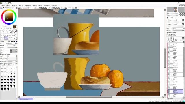 【Speedpaint】Orangey - Paint Tool SAI (Still Life Study) смотреть онлайн