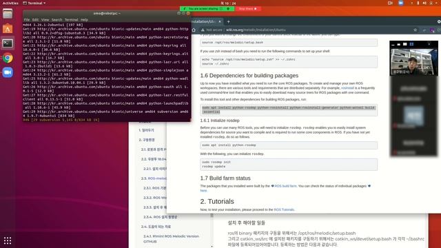 ROS melodic install for r1mini смотреть онлайн