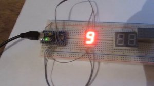 Семисегментный индикатор+Arduino