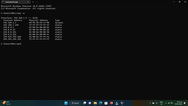 KNOW ALL THE CONNECTED MAC ADDRESS AND IP ADDRESS OF THE PC OR LAPTOP ,WINDOWS 11,10,9,8 AND 7 смотреть онлайн