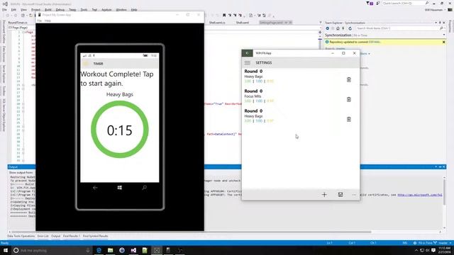 Fitness Timer App Demo смотреть онлайн