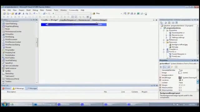 Custom Progressbar in C# Tutorial смотреть онлайн