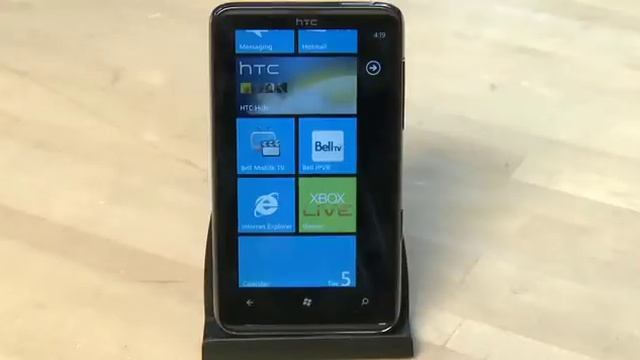 Using Windows Phone 7 on the HTC HD7 смотреть онлайн