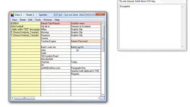 Spartan Clipboard password manager смотреть онлайн