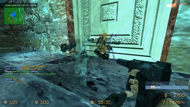 Counter Strike Source Zombie Escape mod online gameplay on Trials map смотреть онлайн