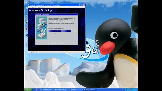 Installing Windows NT 4.0 Server On Virtual PC 2007 смотреть онлайн