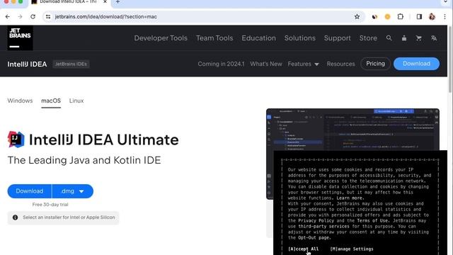 How to Install IntelliJ IDEA on Mac || 2024 смотреть онлайн