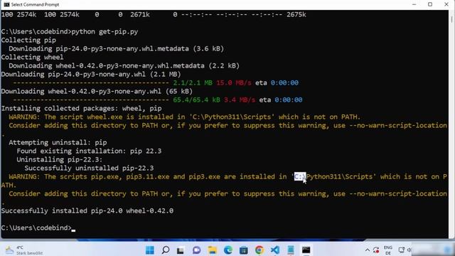SOLVED: PIP is not recognized as an internal or external command (2024) смотреть онлайн