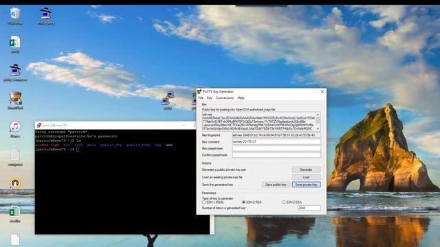Connecting with PuTTY and SSH key смотреть онлайн