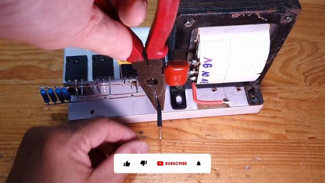 Inverter 12v To 220v, 1600w Using A1943 Transistor #033