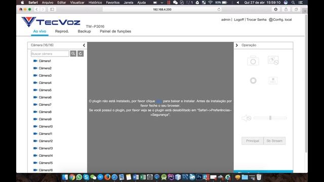 Acessando os gravadores da linha TW no MAC OS смотреть онлайн