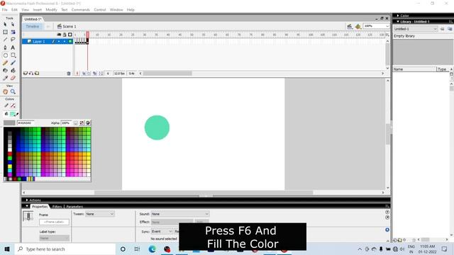 Frame By Frame Motion tween in macromedia flash 8 || Macromedia Flash 8 Tutorial смотреть онлайн