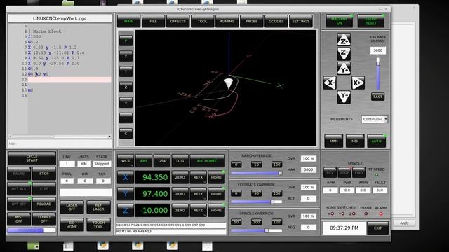 Nurbs Editor in Linuxcnc смотреть онлайн