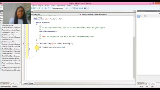 Programa en C# usando CheckBox, RadioButton, Label y Button смотреть онлайн