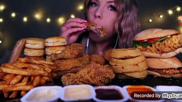 CHICKEN MUKBANK😍😍