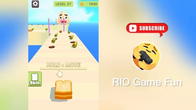 Sandwich Runner Gameplay #1 🥪💘🍰 IOS, Android Gameplay Walkthrough 🎮 Rio Game Fun смотреть онлайн