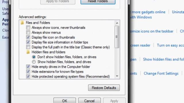 How to show hidden files in Windows 7 смотреть онлайн