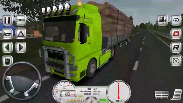 Euro Truck Evolution #14 Logs Transport & Accident! Truck Games Android gameplay смотреть онлайн