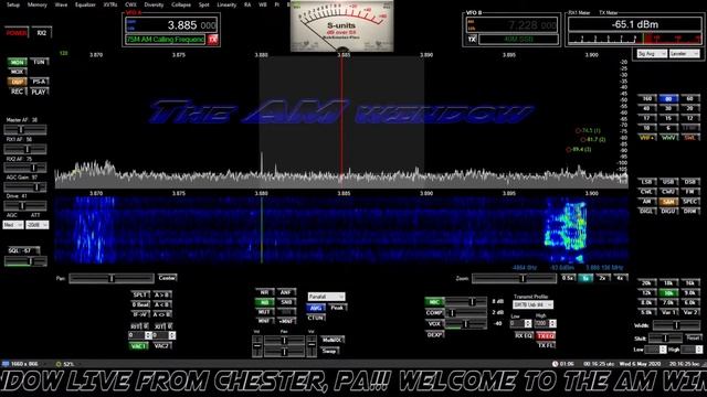 HiFi AM Ham Radio From Philadelphia, PA Using Apache Labs ANAN SDR Receiver/Transmitter 5/6/20 смотреть онлайн