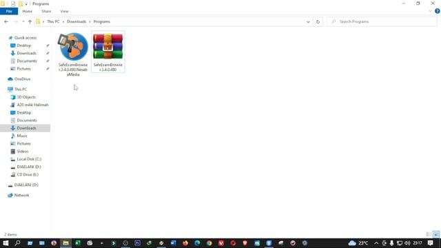 Instal Safe Exam Browser ( SEB ) CAT P3K 2023 смотреть онлайн