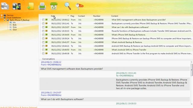 Recover iPhone SMS from iTunes Backup after updating iOS 7 смотреть онлайн
