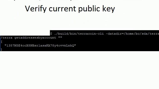 How to import a terracoin private key using the command line смотреть онлайн